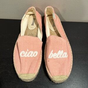 Soludos Ciao Bella Pink Espadrille Flats